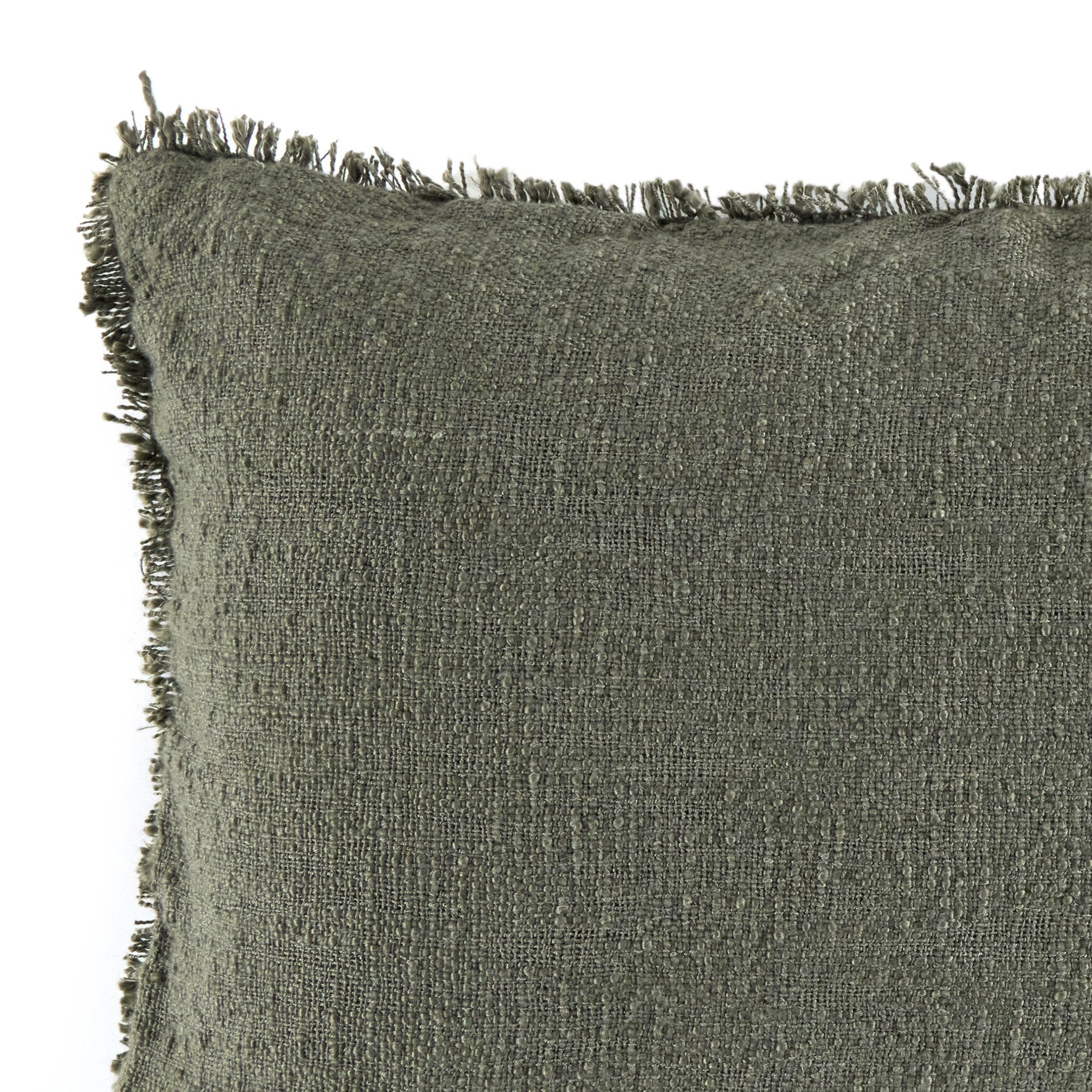 Tharp Outdoor Pillow - Textured Olive | 16" x 24"