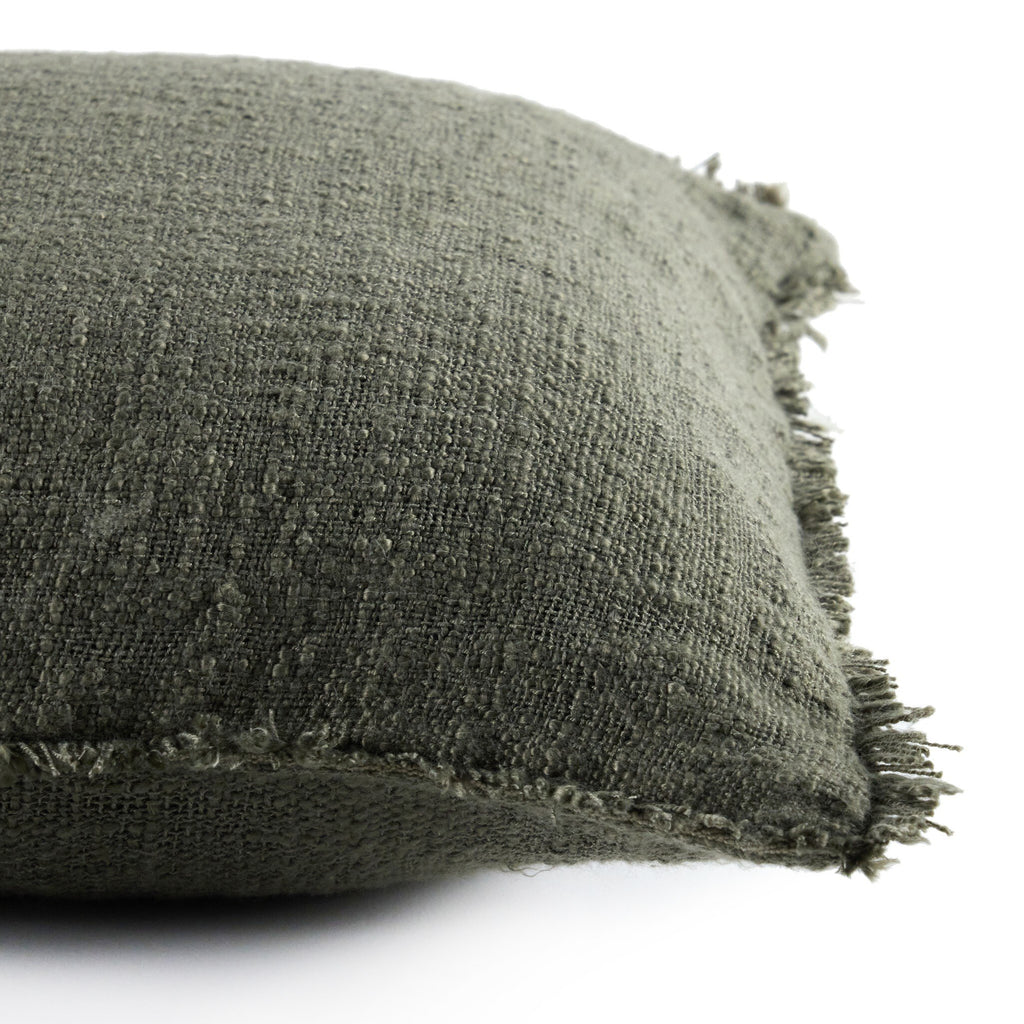 Tharp Outdoor Pillow - Textured Olive | 16" x 24"