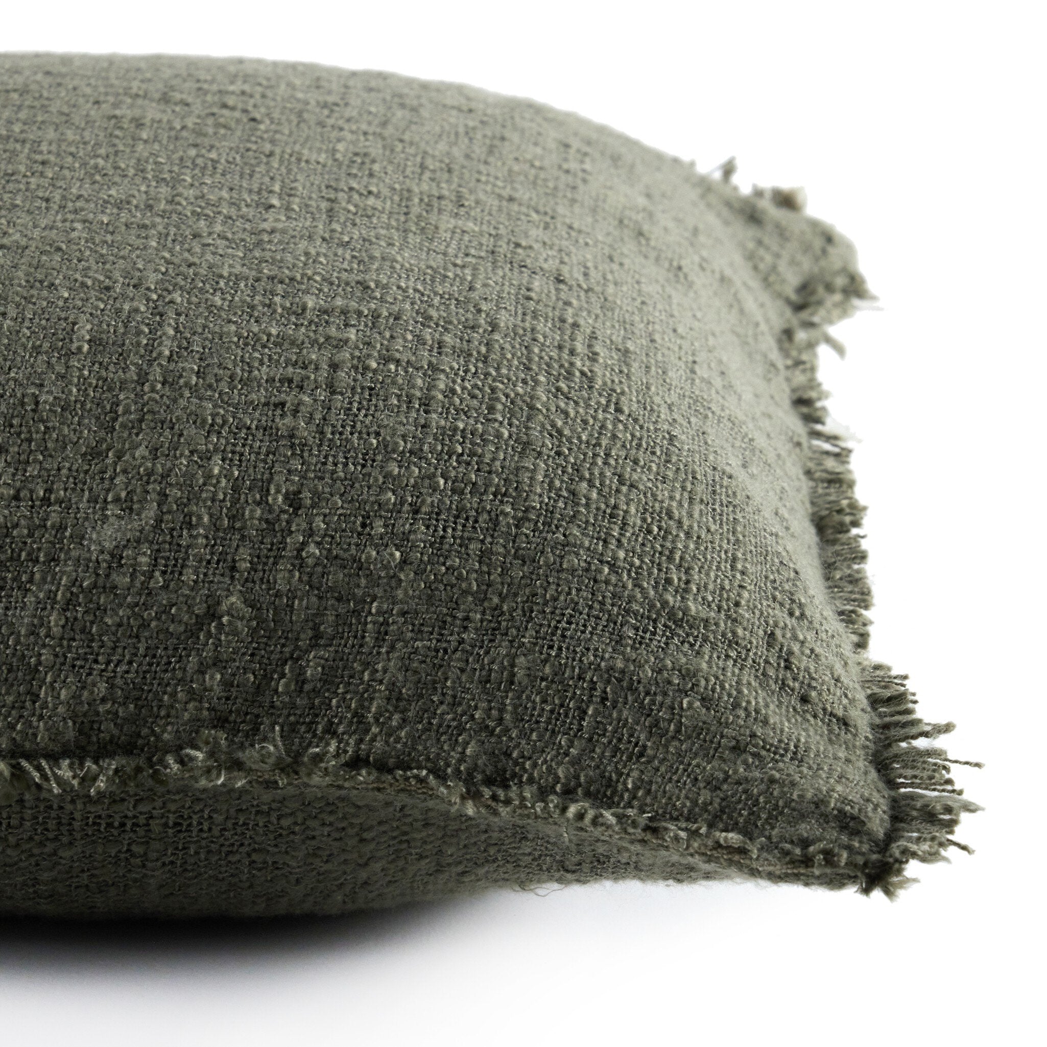 Tharp Outdoor Pillow - Textured Olive | 16" x 24"