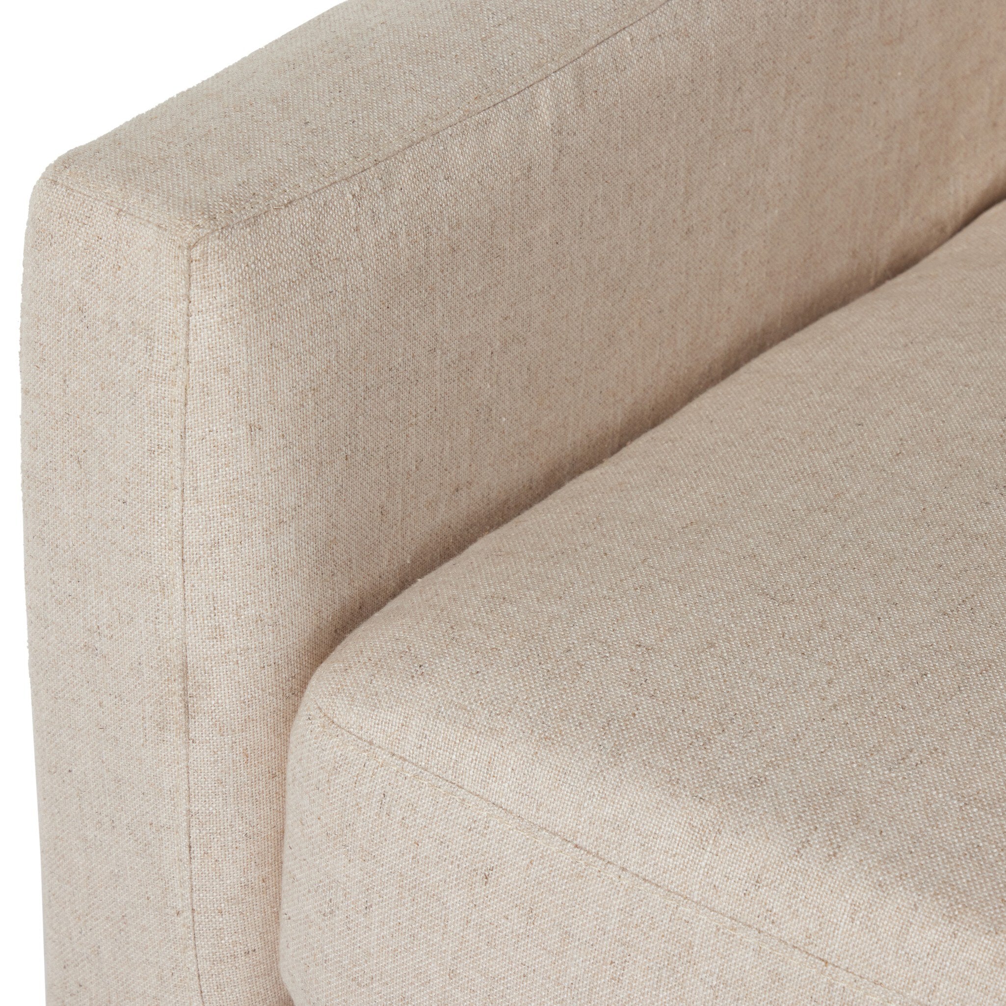 Hampton Slipcover Swivel Chair - Evere Creme