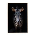 Zebra Stare by Getty Images - Vertical Grain White Oak Floater