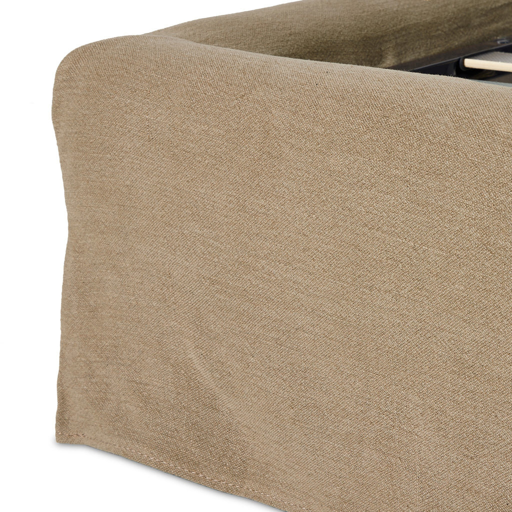 Meryl Slipcover Bed - Broadway Canvas | Queen