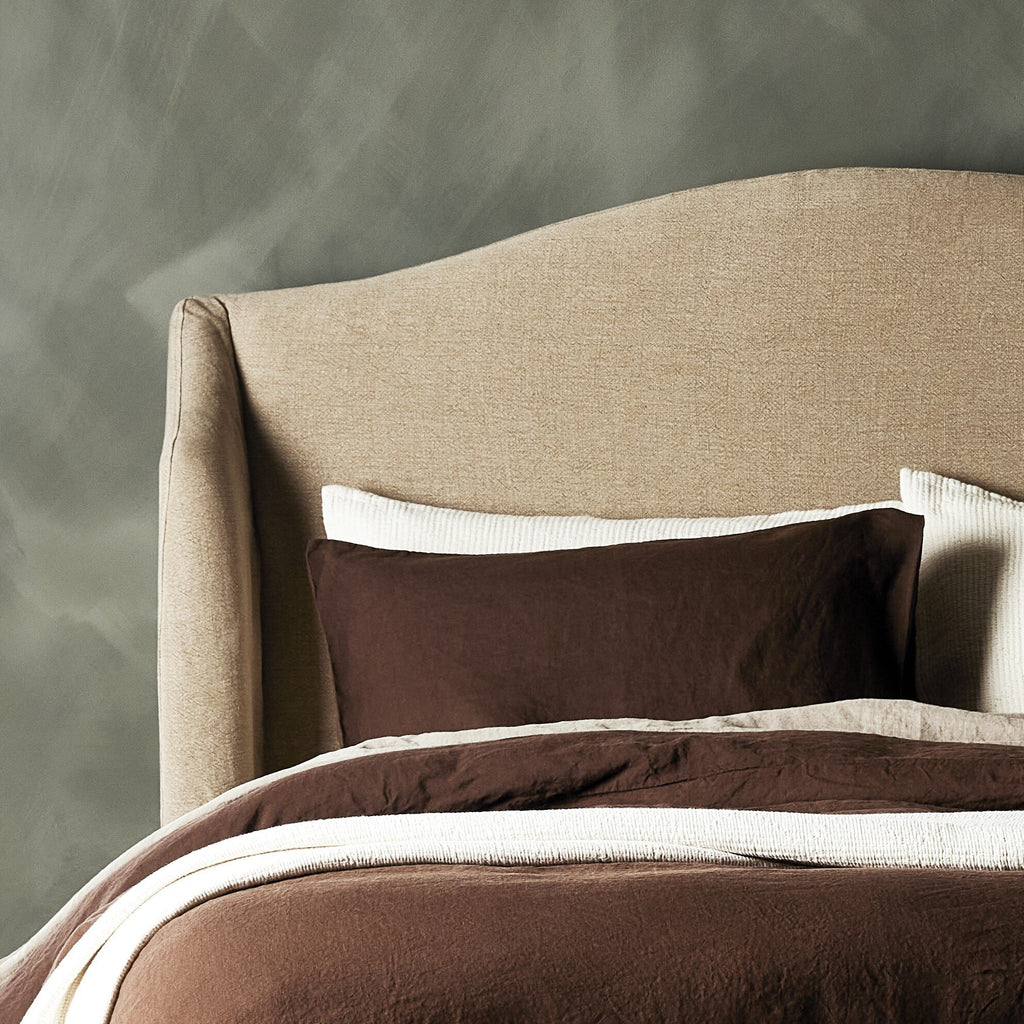 Meryl Slipcover Bed - Broadway Canvas | Queen