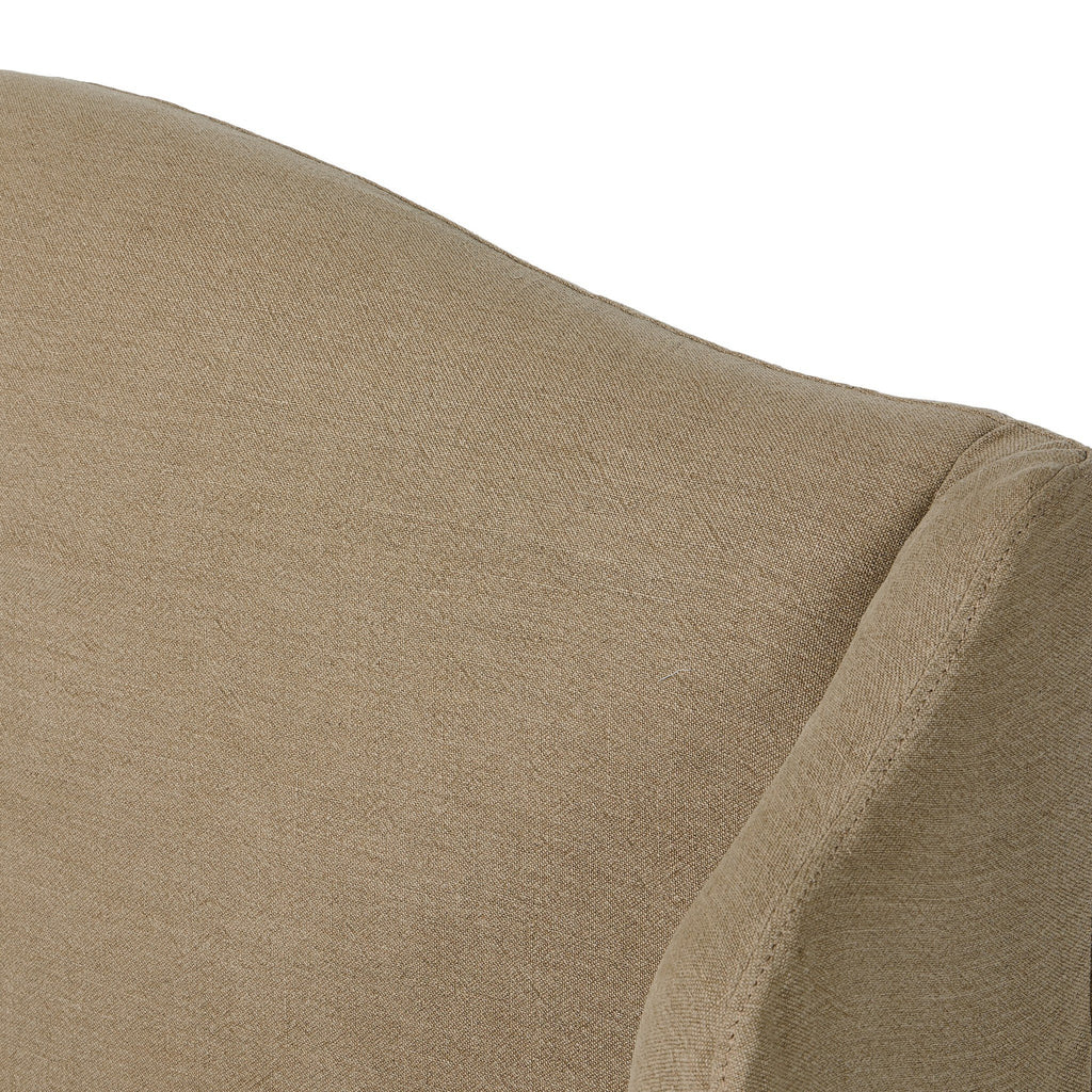 Meryl Slipcover Bed - Broadway Canvas | Queen