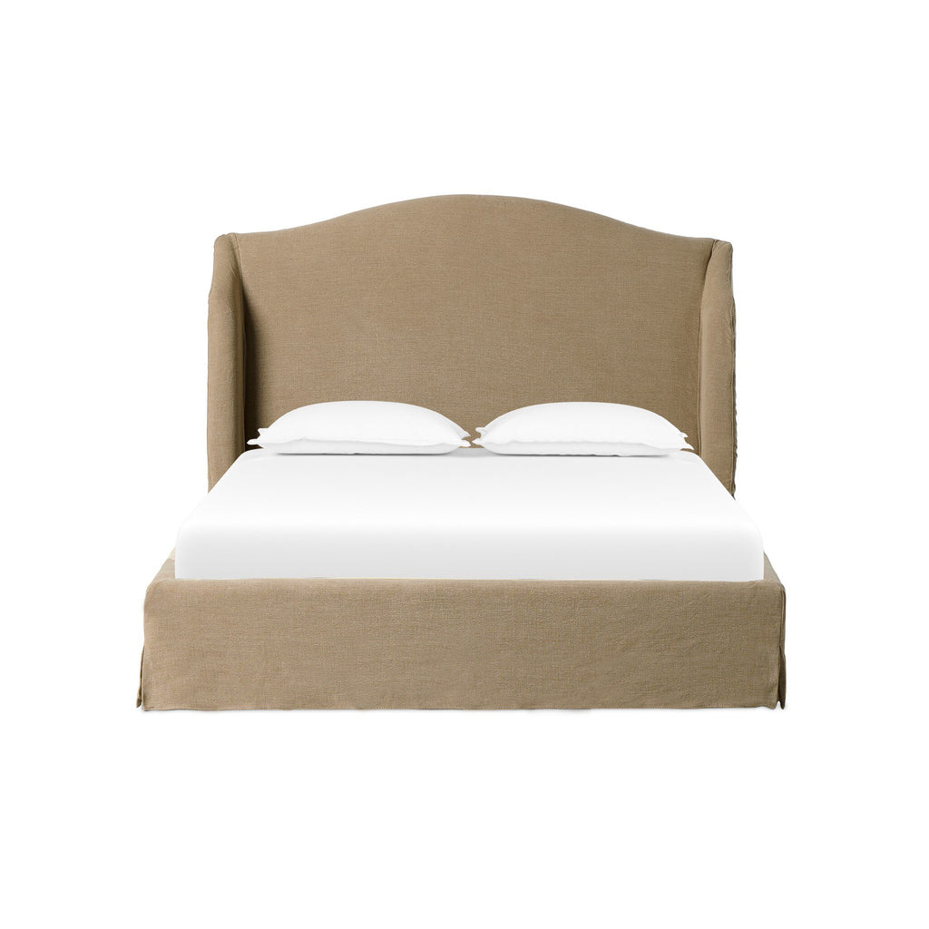 Meryl Slipcover Bed - Broadway Canvas | Queen
