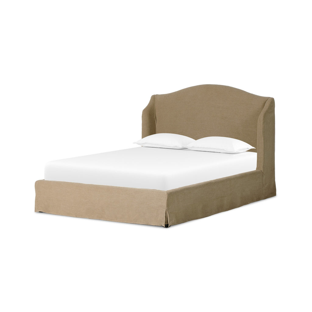 Meryl Slipcover Bed - Broadway Canvas | Queen