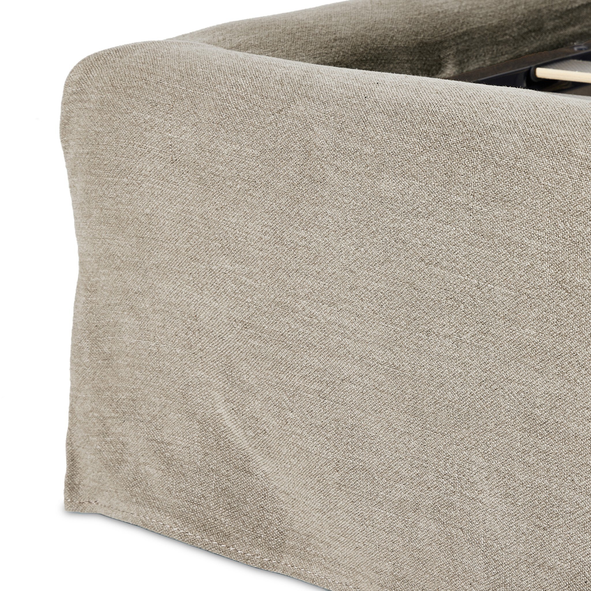 Meryl Slipcover Bed - Broadway Stone | Queen