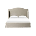 Meryl Slipcover Bed - Broadway Stone | Queen