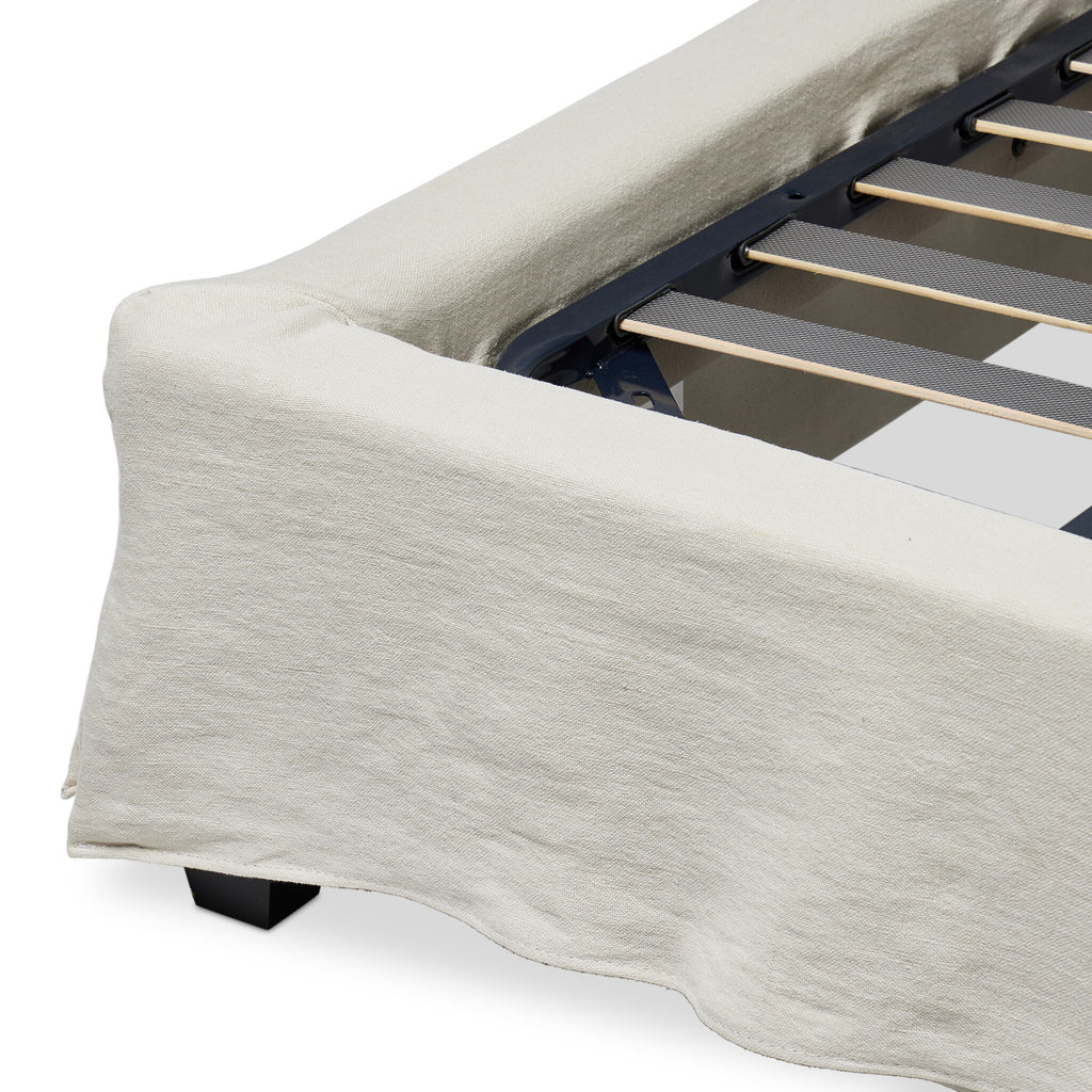 Meryl Slipcover Bed - Broadway Mist | Queen