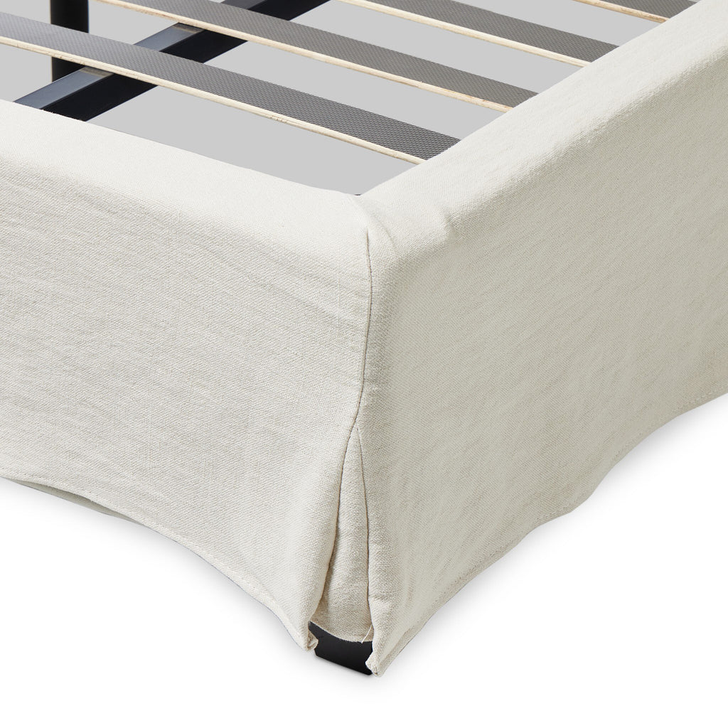 Meryl Slipcover Bed - Broadway Mist | King