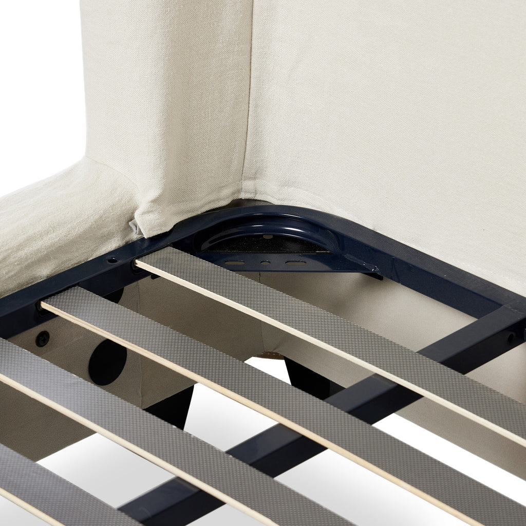 Meryl Slipcover Bed - Broadway Mist | King