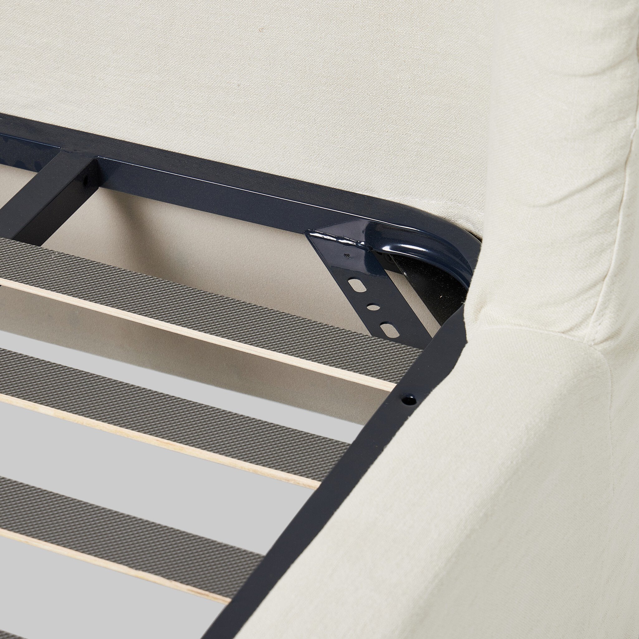 Meryl Slipcover Bed - Broadway Mist | King
