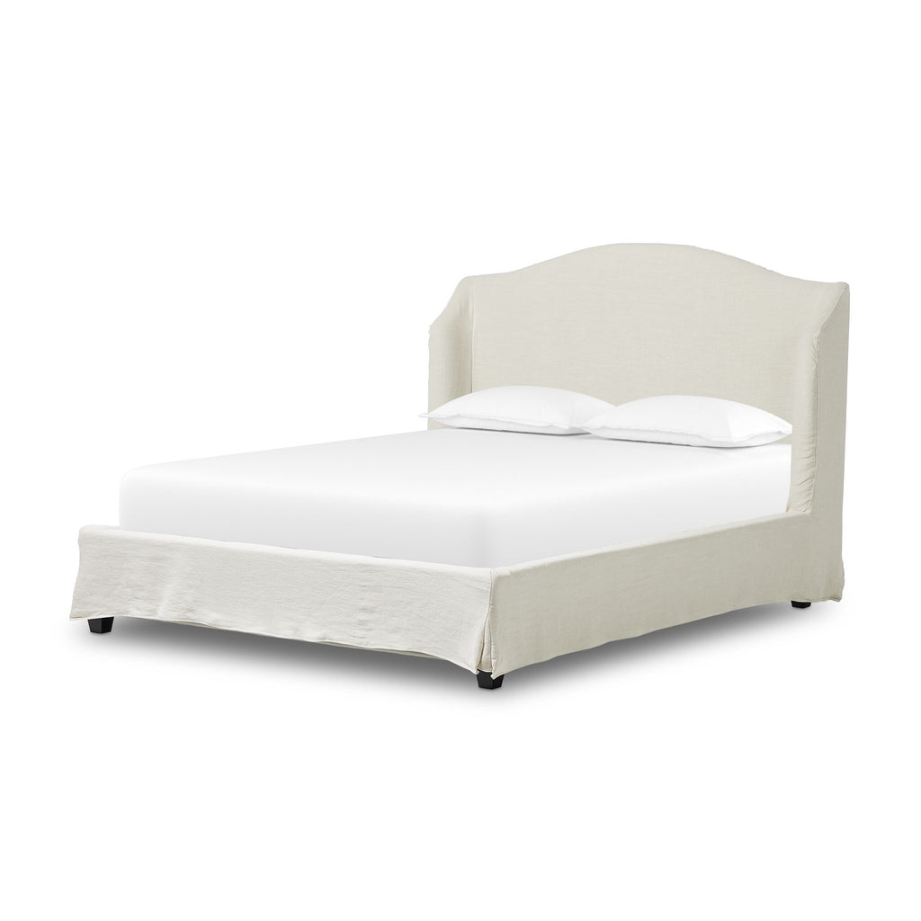 Meryl Slipcover Bed - Broadway Mist | King