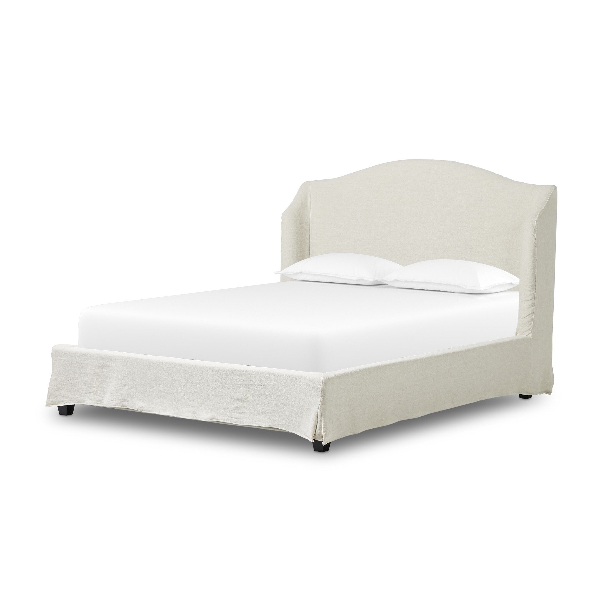 Meryl Slipcover Bed - Broadway Mist | King