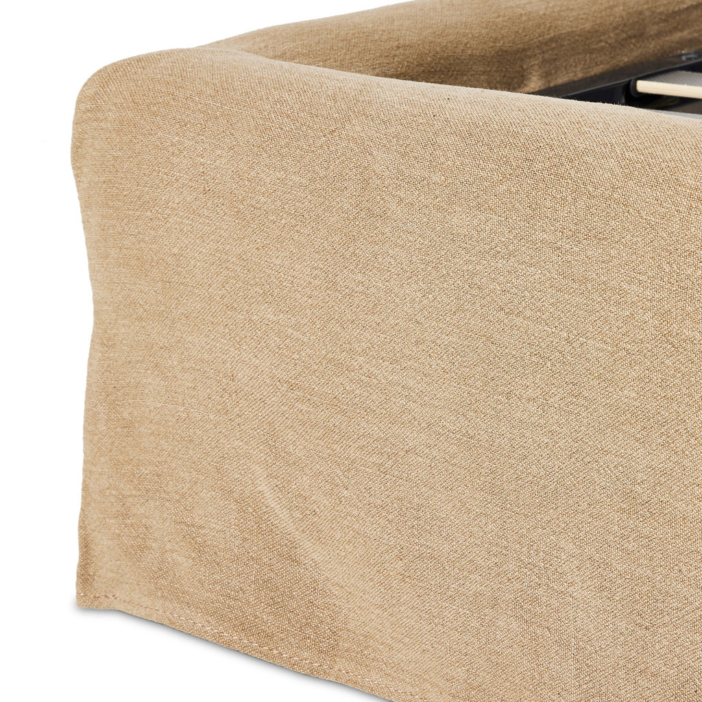Meryl Slipcover Bed - Broadway Canvas | King