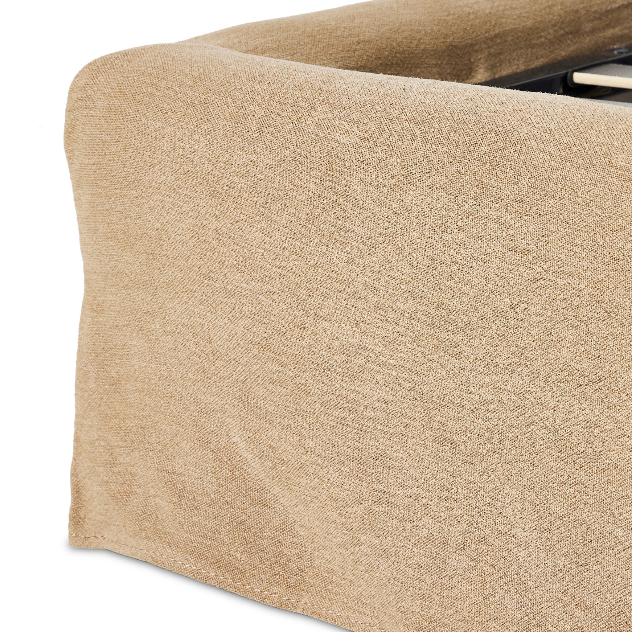 Meryl Slipcover Bed - Broadway Canvas | King