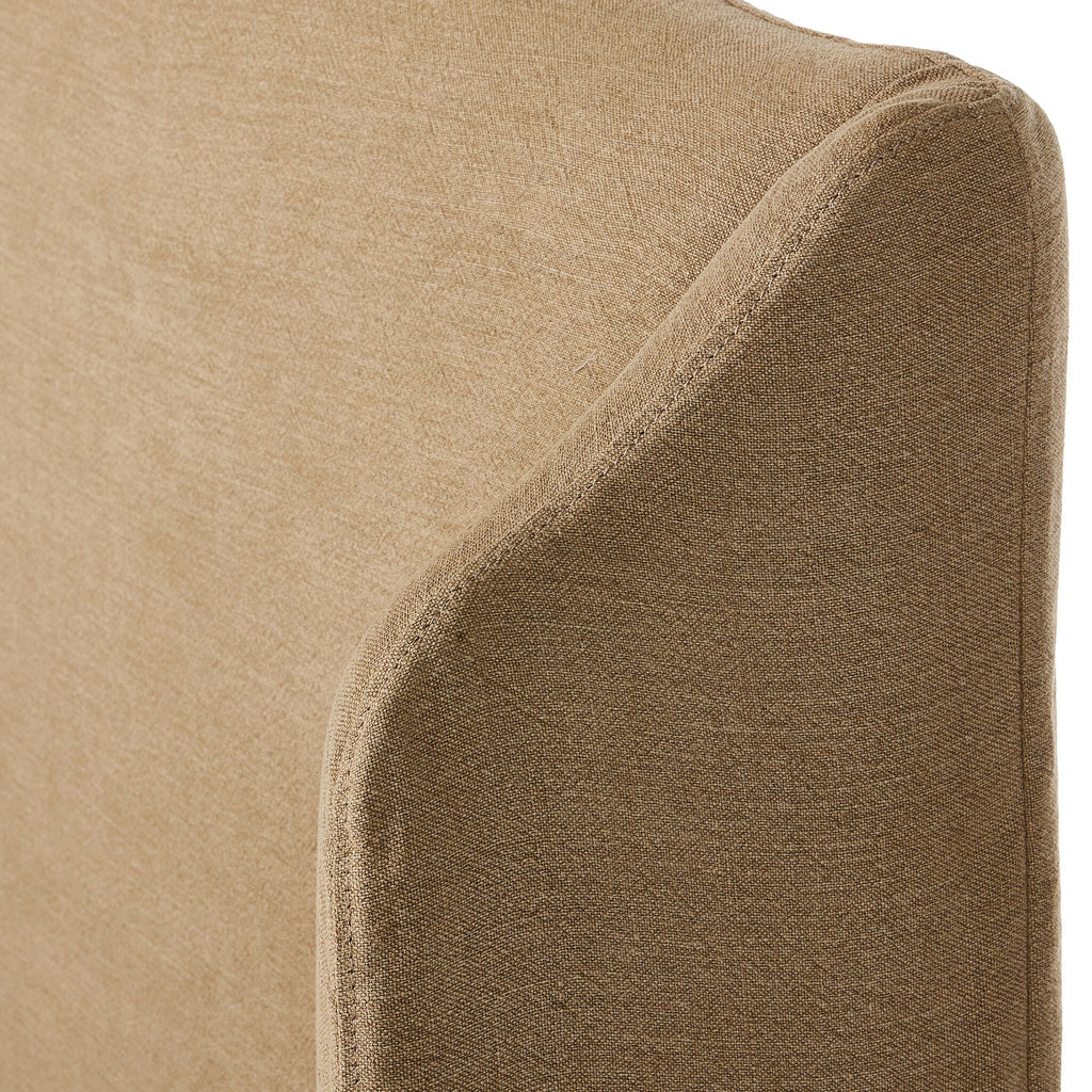 Meryl Slipcover Bed - Broadway Canvas | King