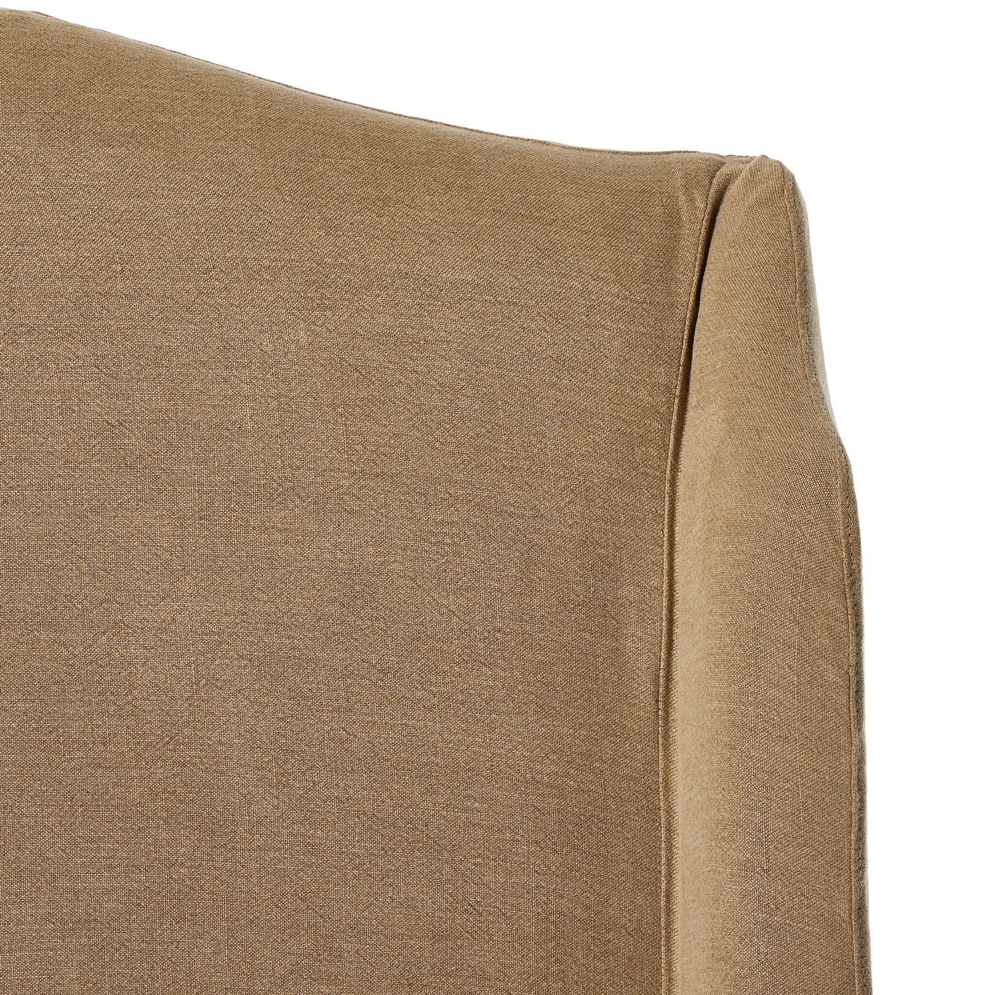 Meryl Slipcover Bed - Broadway Canvas | King
