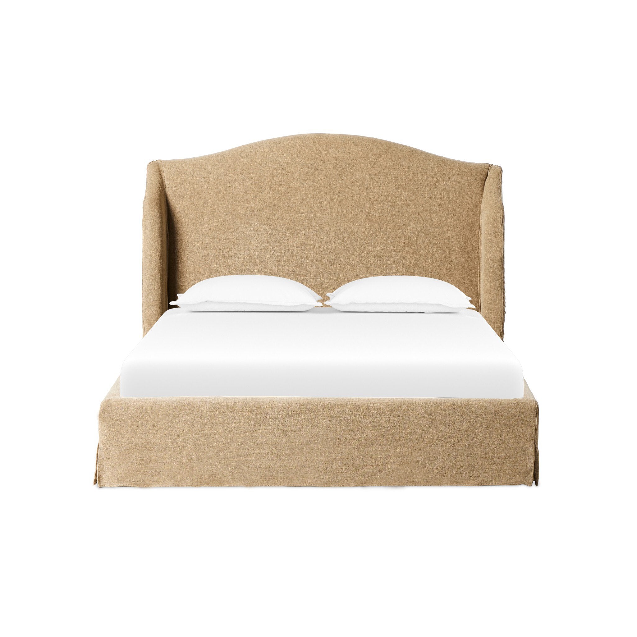 Meryl Slipcover Bed - Broadway Canvas | King