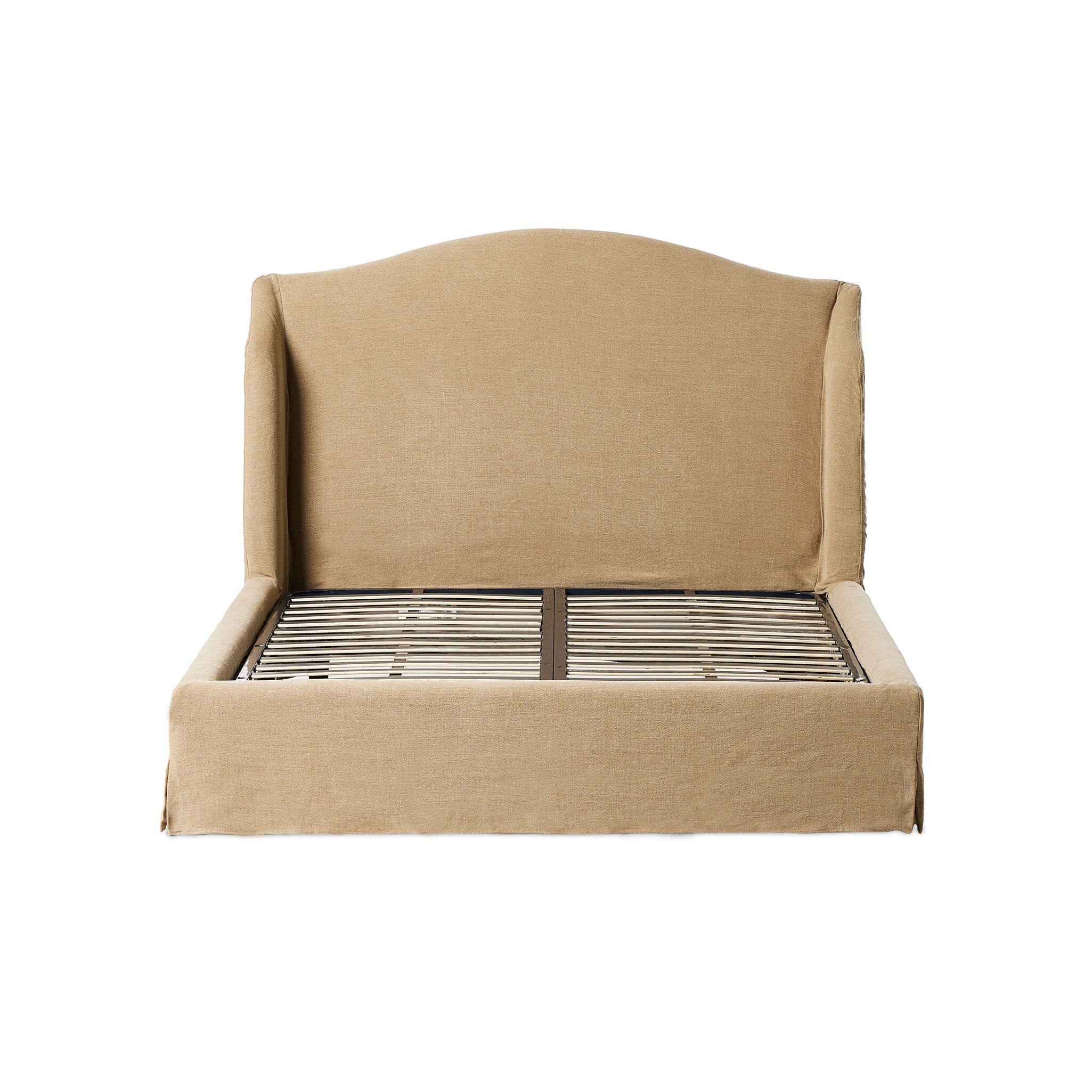 Meryl Slipcover Bed - Broadway Canvas | King