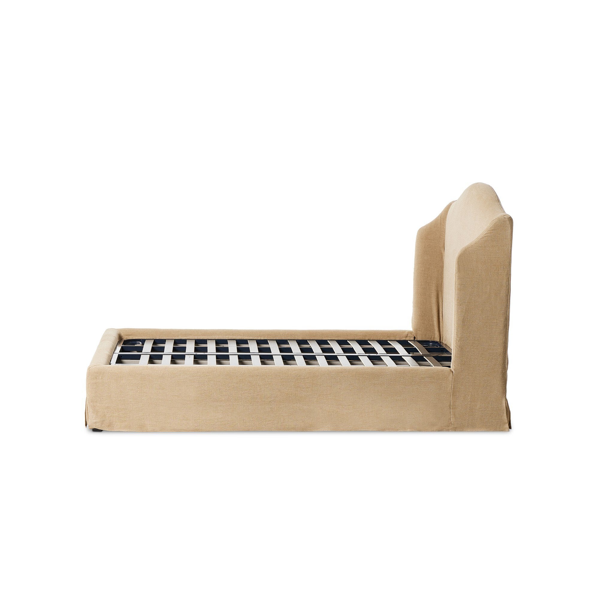 Meryl Slipcover Bed - Broadway Canvas | King