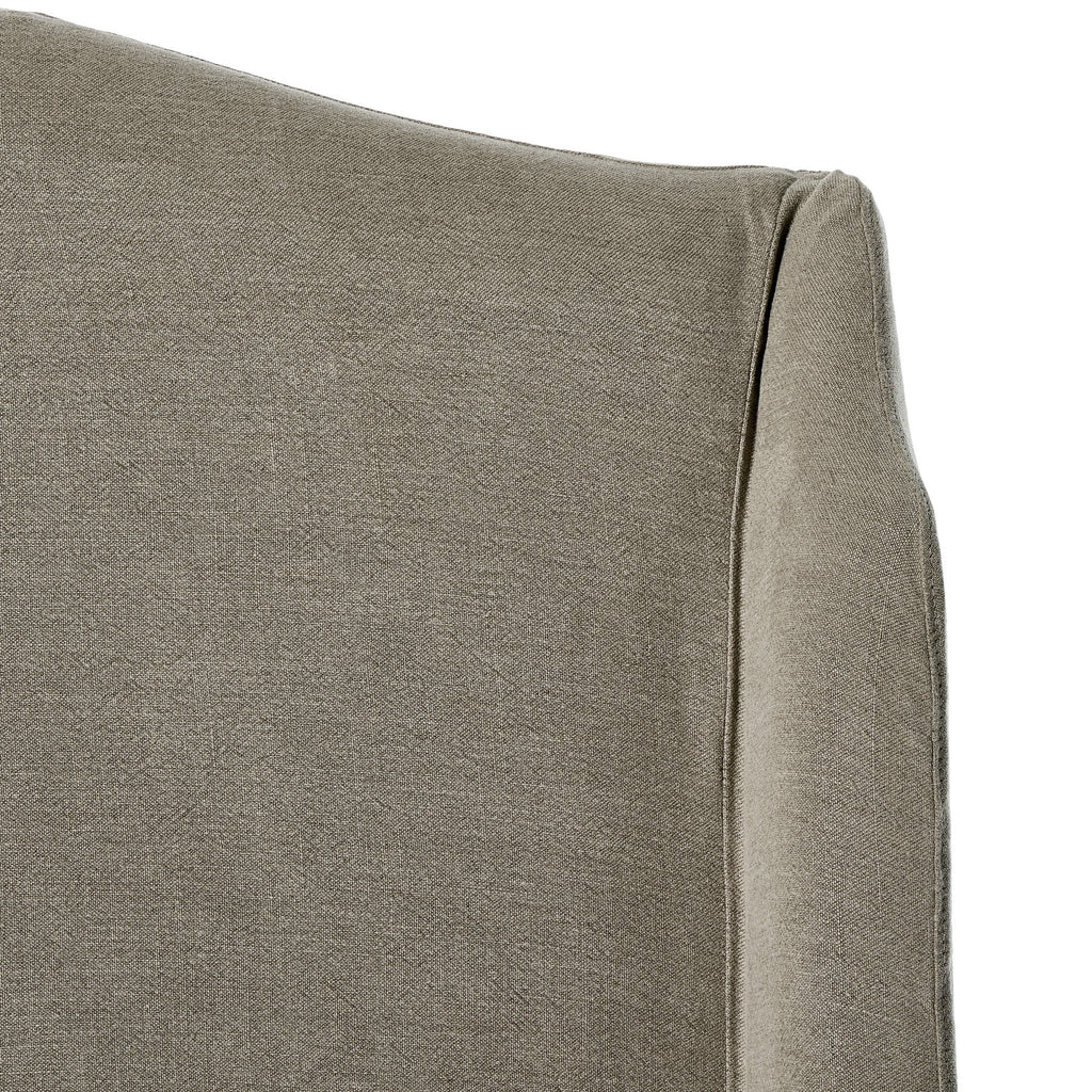 Meryl Slipcover Bed - Broadway Stone | King