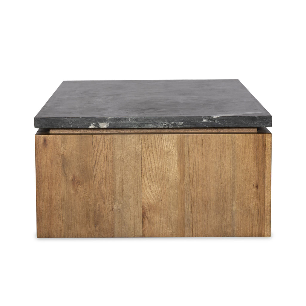 Kenneth Coffee Table - Polished Black Marble