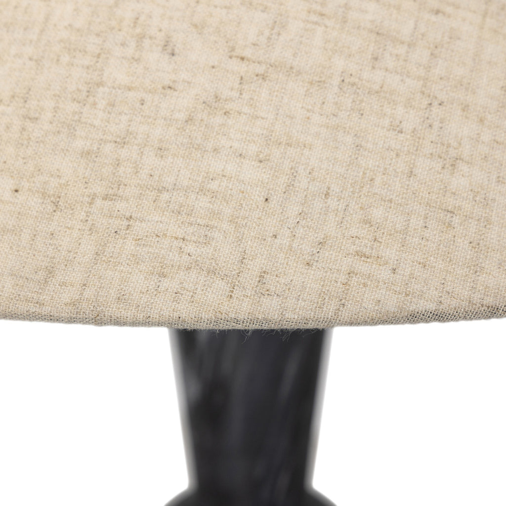 Bibianna Table Lamp - Black Italian Marble