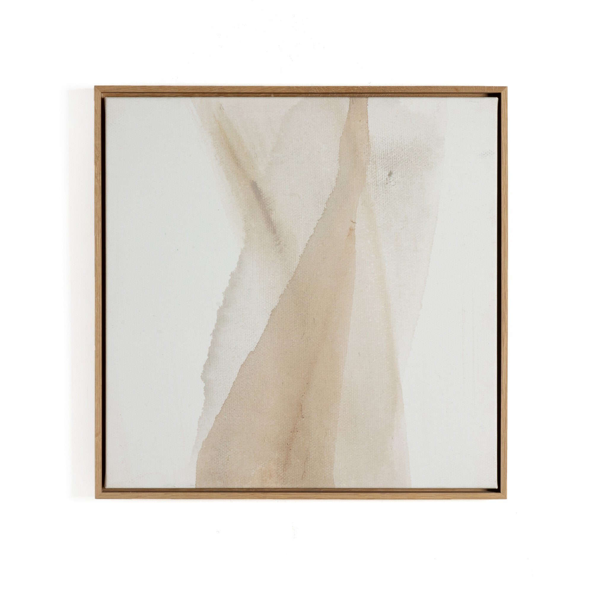 Wash Triptych by Jess Engle - Vertical Grain White Oak Floater