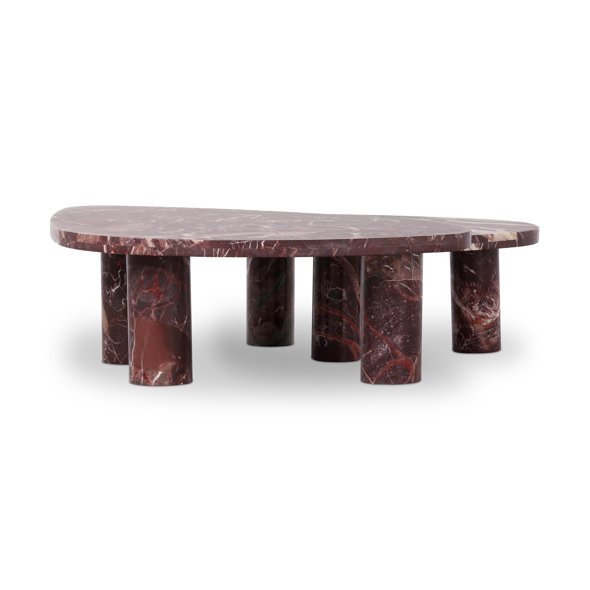Zion Nesting Coffee Tables - Merlot Marble
