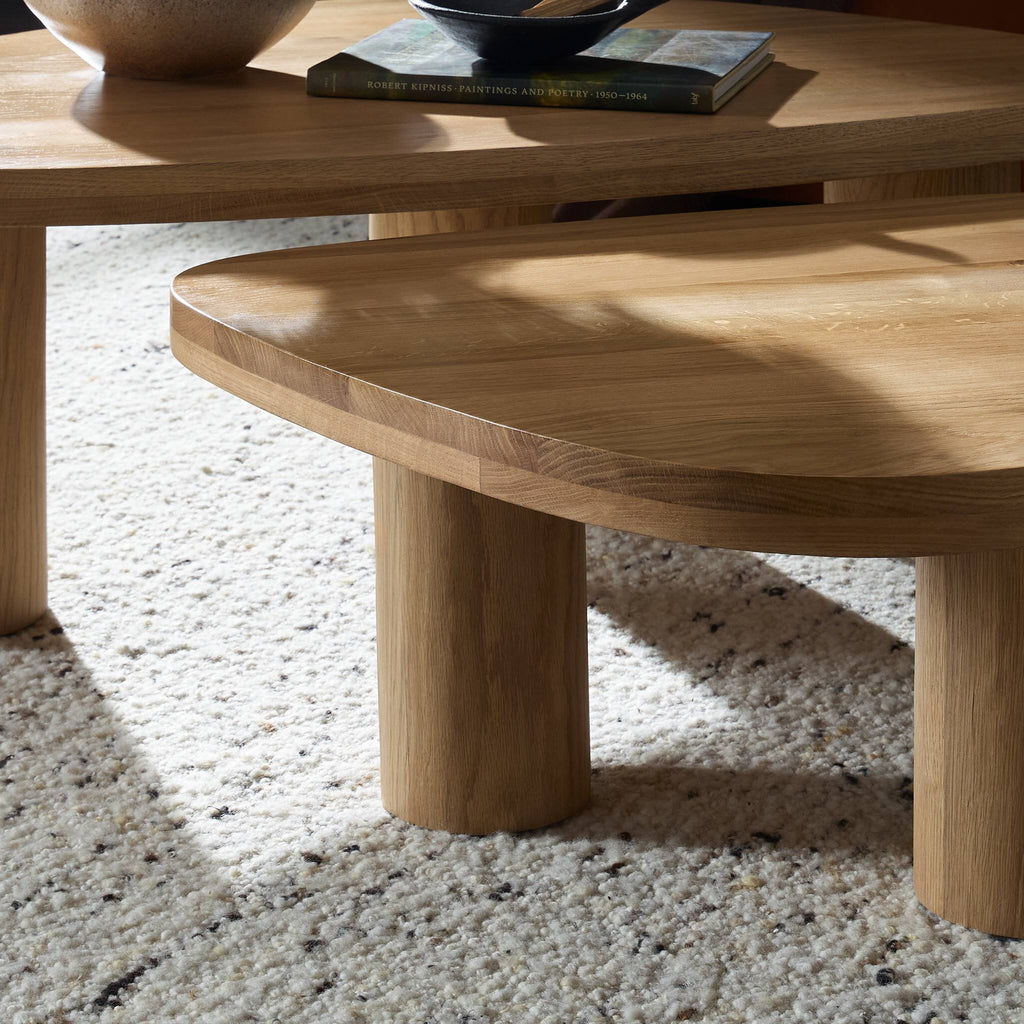 Zion Nesting Coffee Tables - Natural Oak