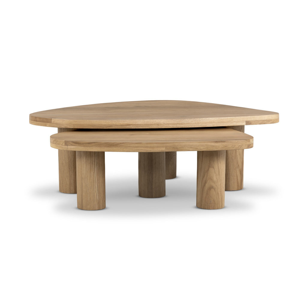 Zion Nesting Coffee Tables - Natural Oak