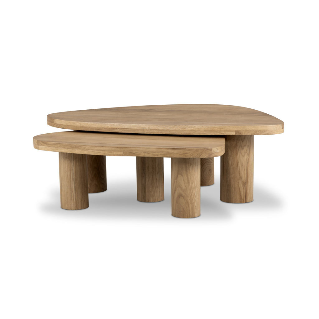 Zion Nesting Coffee Tables - Natural Oak
