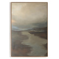 Fog II by Lauren Fuhr - Vertical Grain White Oak Floater | 40.5" x 60"