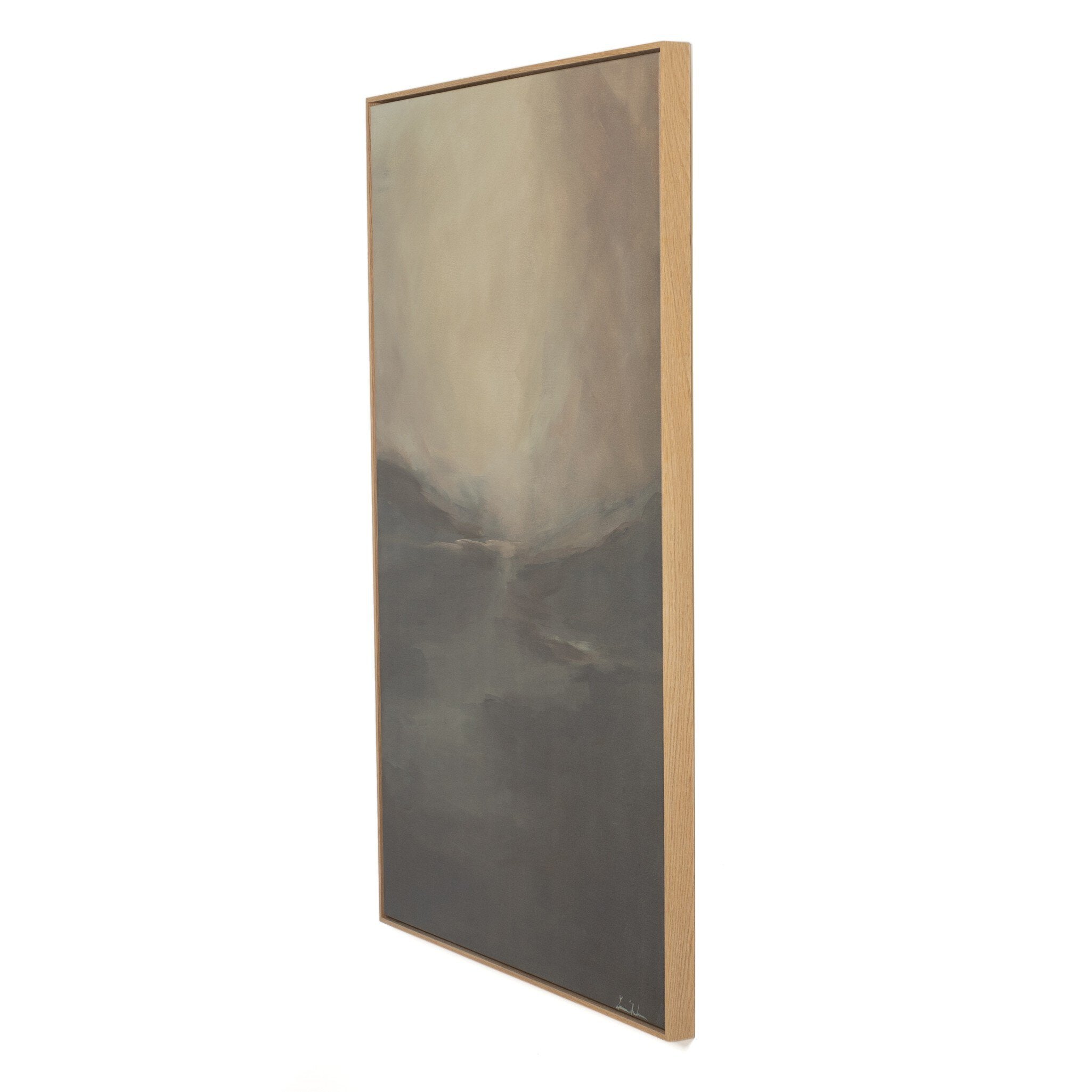 Fog I by Lauren Fuhr - Vertical Grain White Oak Floater