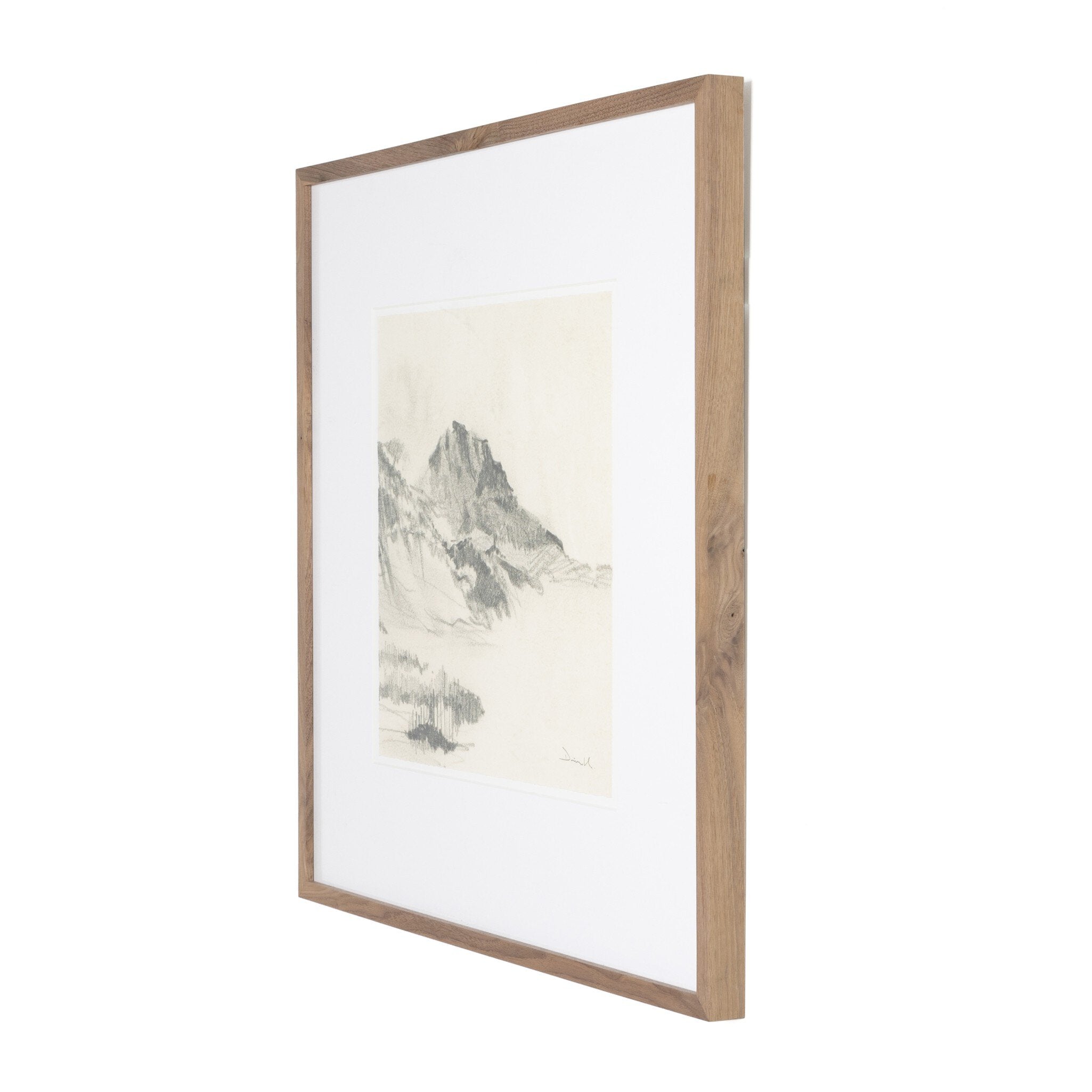Land Sketch 2 by Dan Hobday - Rustic 1.5 Walnut