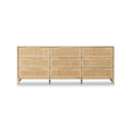Sydney 9 Drawer Dresser - Natural Cane