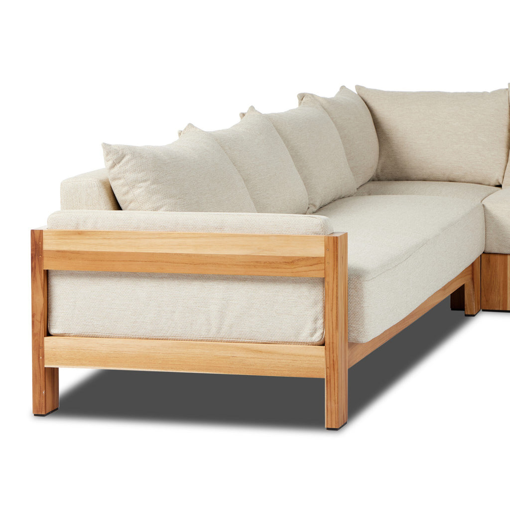 Chapman Outdoor 3Pc Sectional - Casa Cream