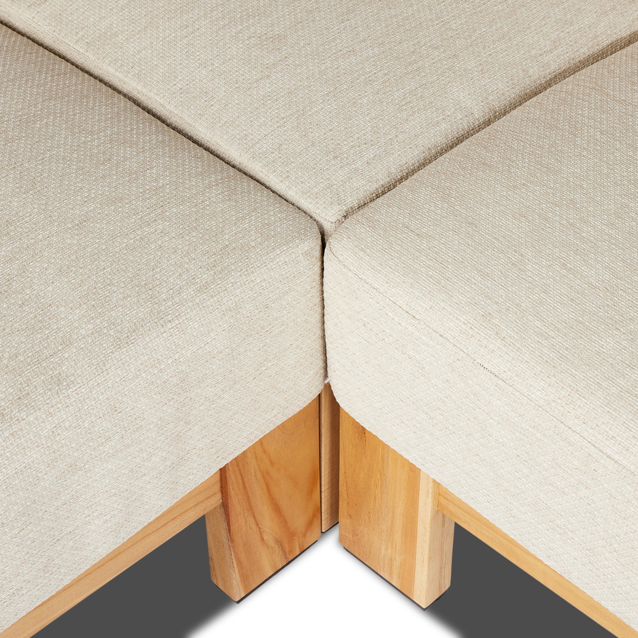 Chapman Outdoor 3Pc Sectional - Casa Cream