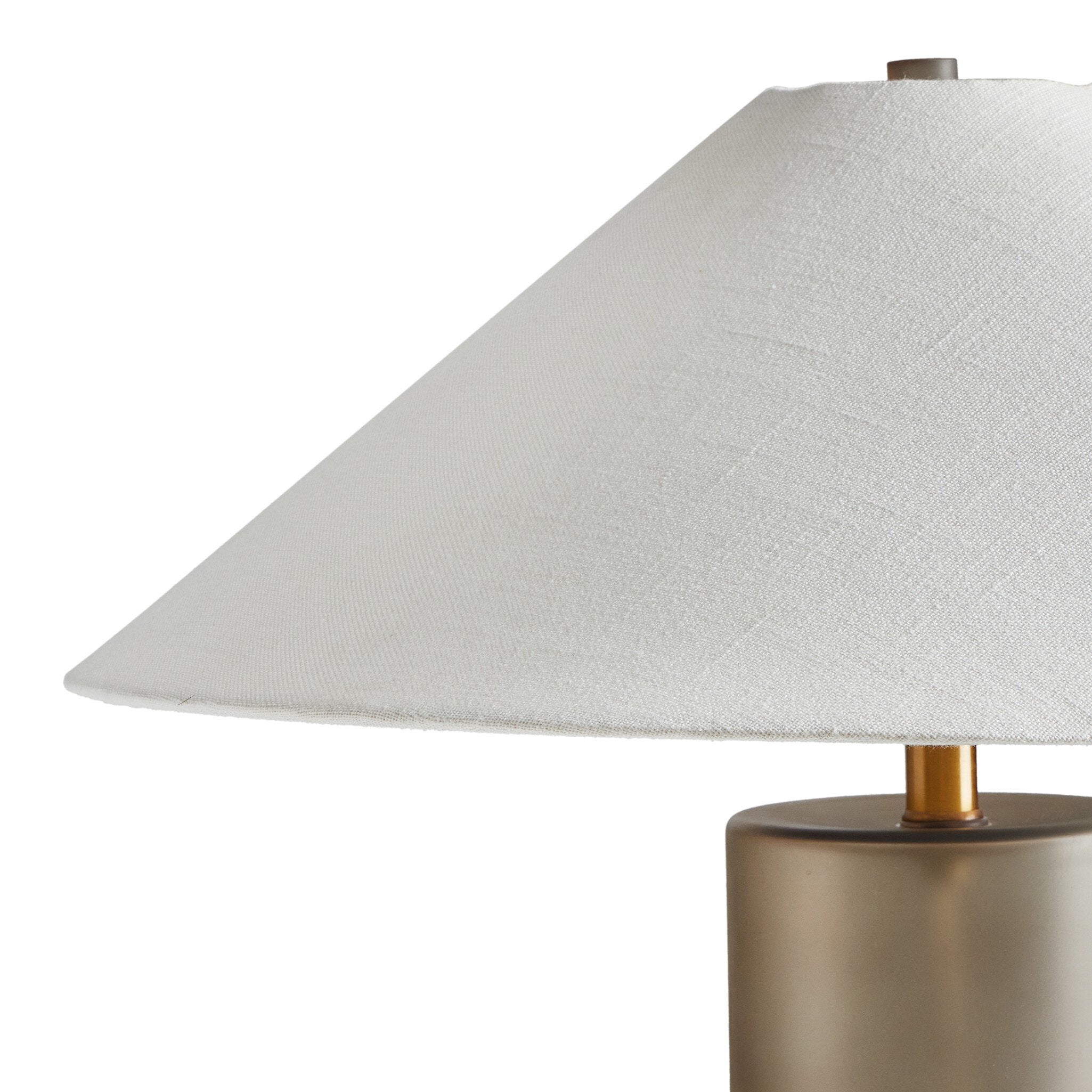 Patton Table Lamp - Smoked Blown Glass