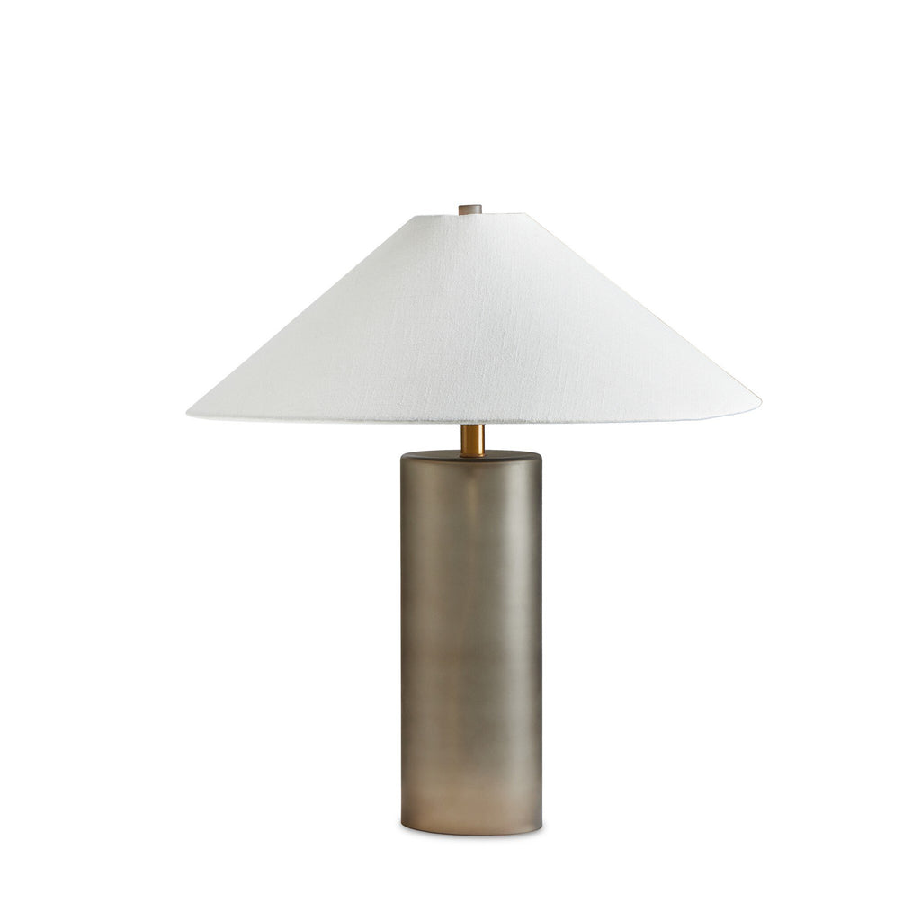 Patton Table Lamp - Smoked Blown Glass