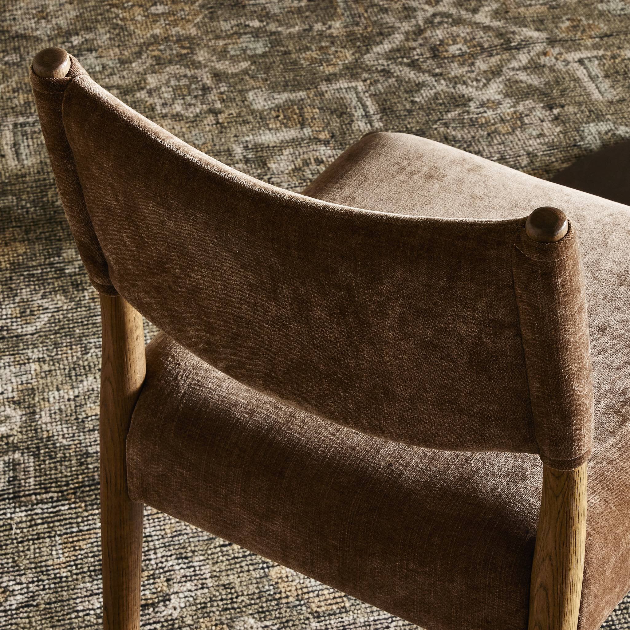Jayla Armless Dining Chair - Altair Mushroom