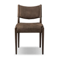 Jayla Armless Dining Chair - Nubuck Cigar