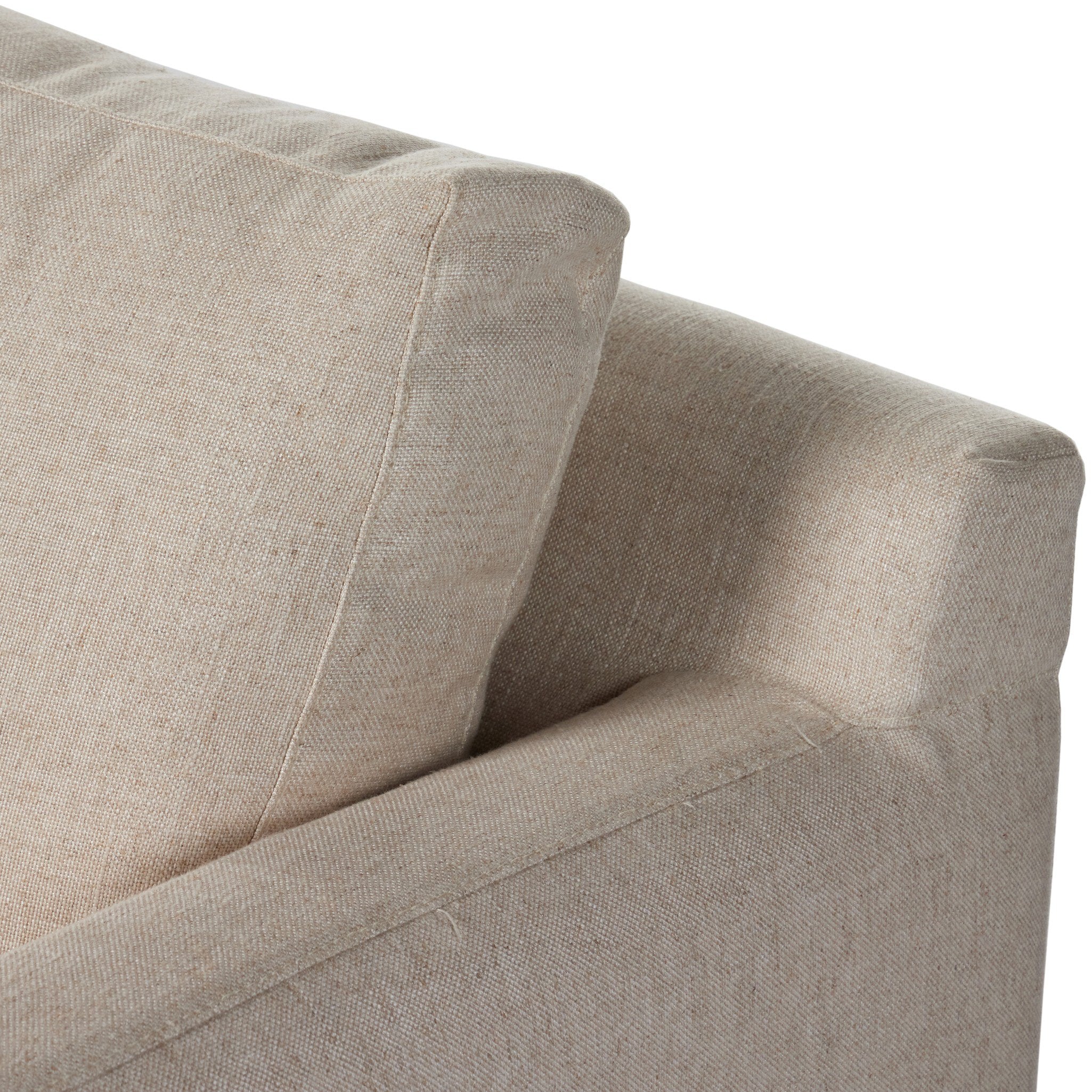 Hampton 2-Piece Slipcover Sectional - Evere Creme | LAF