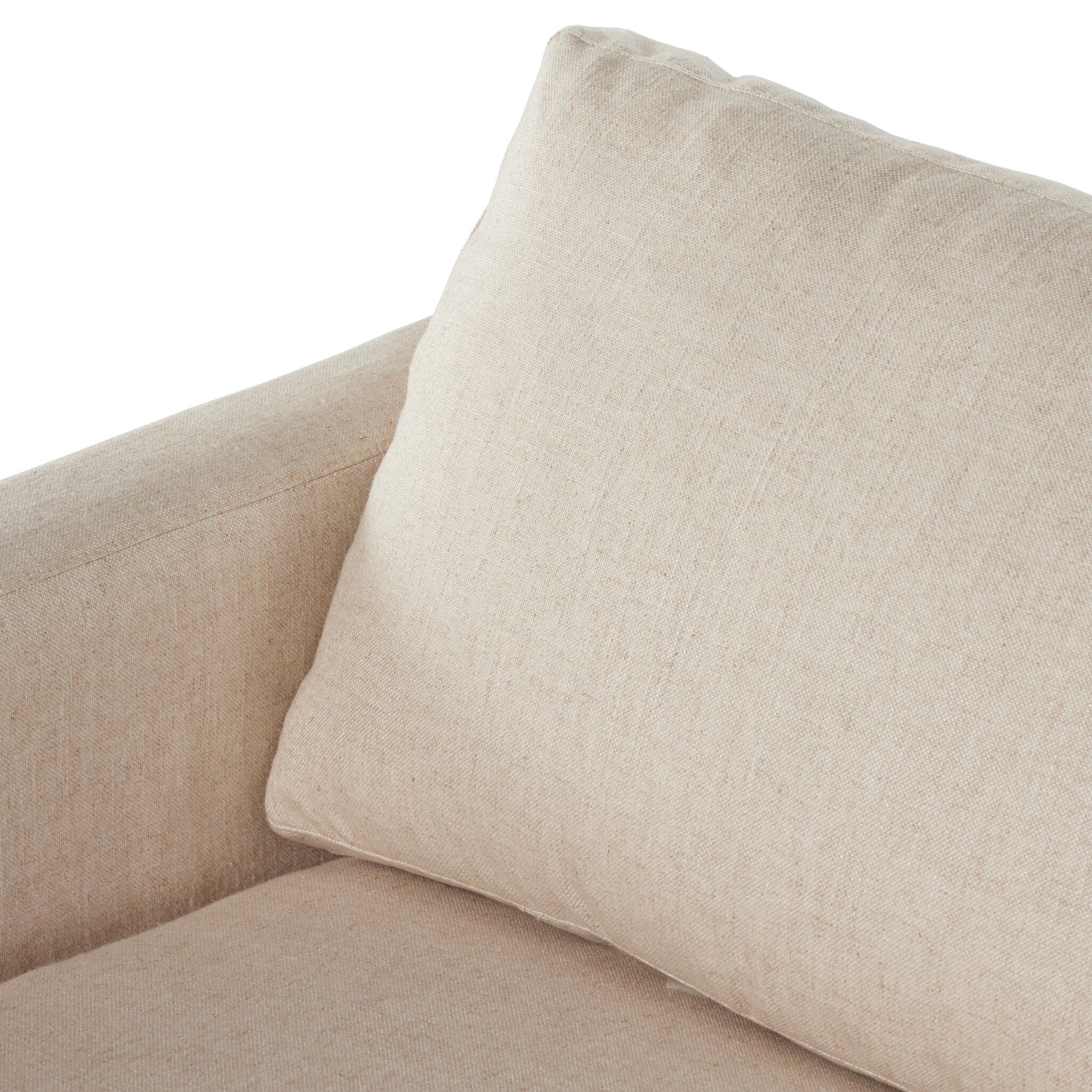 Hampton 2-Piece Slipcover Sectional - Evere Creme | LAF