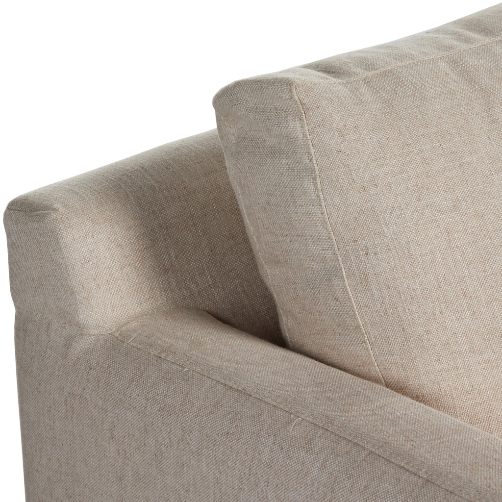 Hampton 2-Piece Slipcover Sectional - Evere Creme | RAF