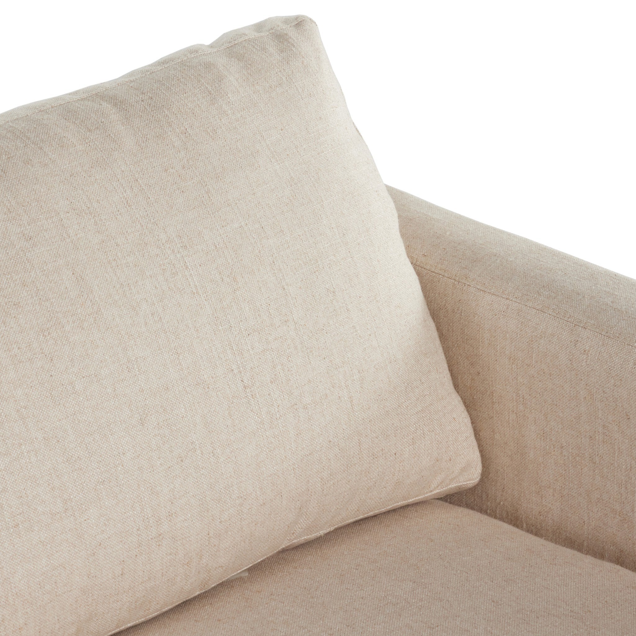 Hampton 2-Piece Slipcover Sectional - Evere Creme | RAF