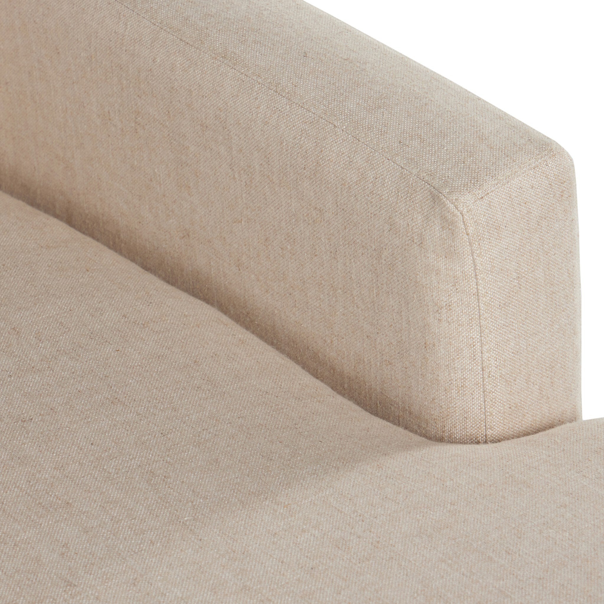 Hampton 2-Piece Slipcover Sectional - Evere Creme | RAF