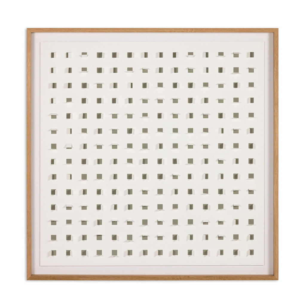 See Through Laurel Oak by FH Art Studio - Vertical Grain 2.5 White Oak | 48" x 48"