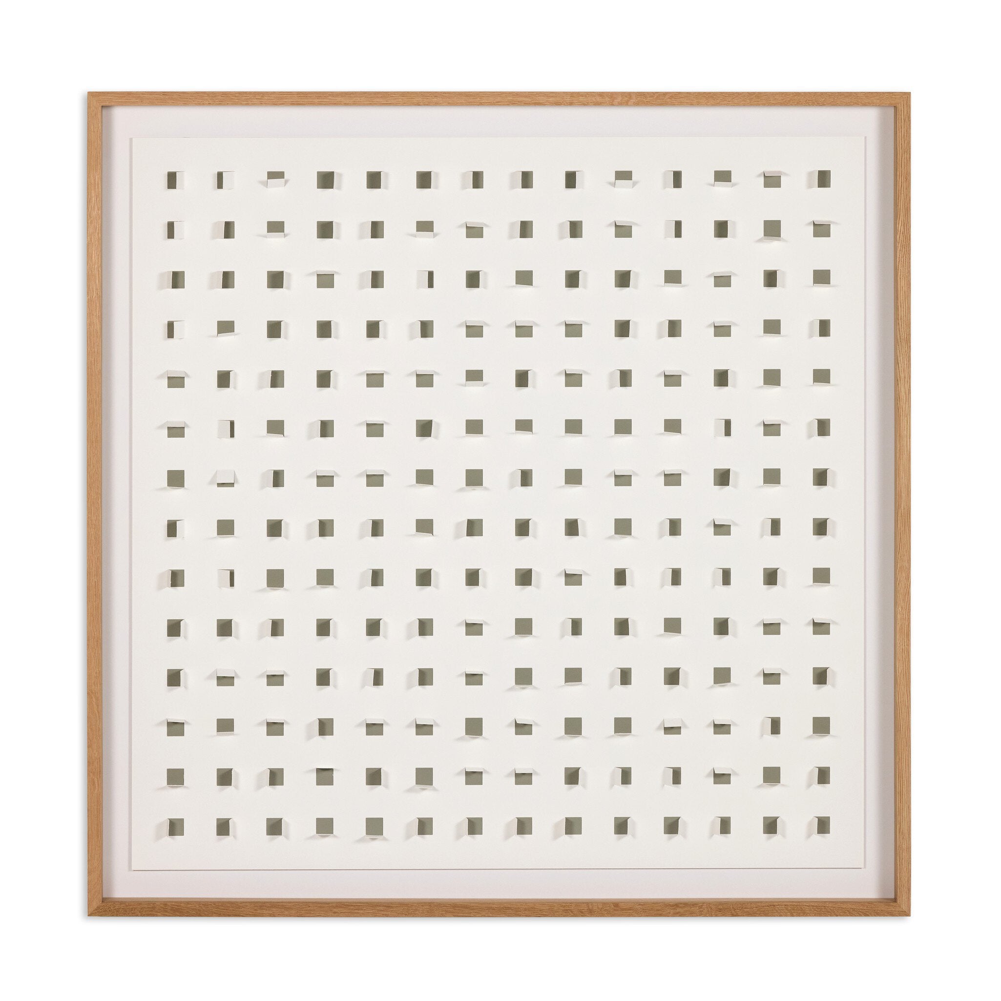 See Through Laurel Oak by FH Art Studio - Vertical Grain 2.5 White Oak | 48" x 48"